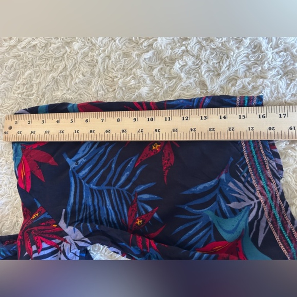 Roxy Multicolor Leaf Pattern Dress - image 7